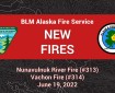 "New Fire" Banner with BLM and AFS Logos