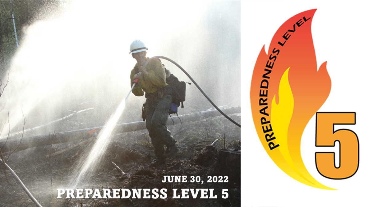 Alaska moves to Preparedness Level 5 at 7 a.m. Thursday, June 30